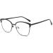 PARWANA Blue Light Blocking Cat-Eye Glasses | Anti-Glare Large Computer Readers | Ultra Light +100 Black - Buy Online on GoSupps.com