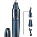 Professional Painless Nose and Ear Hair Trimmer - USB Rechargeable Waterproof & Easy to Use for Men and Women - Buy Online on GoSupps.com