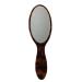 CARAVAN DIAMOND Hand Made Handle Mirror Tortoise Shell Color 7.9" Of Celluloid Acetate Material