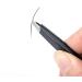 EIAKE 1PC Slanted Puller Tweezers Professional Stainless Steel Slant Tip Tweezer Eye Brow Clips Eyebrow Tweezers Removal Makeup Tool for Your Daily Beauty Routine (Black) - Buy Online on GoSupps.com