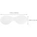 FOMIYES 100 Sheets Pure Cotton Mesh Eye Mask Paper - Non-Woven DIY Eye Compress for Skin Care - 100 Pieces Eye Care Supply - Buy Online on GoSupps.com