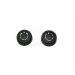 Ormax PCM Radio Replacement Knob Set (Left and Right knobs Included) for Porsche Cayenne 955/957