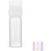 120ml Applicator Bottle Hair Colour Brush Hair Oil Bottle with Graduated Brush Applicator Bottle Comb Root Comb Salon Hair Coloring Tool Comb Hair Tools Applicator (2PCS WHITE) - Buy Online on GoSupps.com