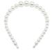 Aeyistry White Faux Pearl Headband - Elegant Hair Hoop for Women and Girls - Buy Online on GoSupps.com