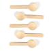 100pcs Mini Wooden Spoons 4 Inch Disposable Bamboo Small Teaspoons for Honey Jars Wedding Favors Flatware Cutlery Supplies