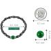 ZJchao Magnetic Bracelet for Weight Reduction | Health Jewelry with Black & Green Stones | Perfect Gift for Men & Women - Buy Online on GoSupps.com
