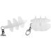 LSTYLE Dart Flight Accessory L-Case - Milky White | Holds One Set of Extra Dart Flights - Buy Online on GoSupps.com