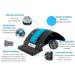 SpineDeck 2.0 Orthopedic Back Stretcher - Multi-Level Lumbar Support for Muscle Pain Relief (Blue) - Buy Online on GoSupps.com
