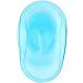 Clear Silicone Ear Cover Hair Color Shield - Blue | Ear Manhole Shield for Hair Dyes, Shower, Bathing - Buy Online on GoSupps.com