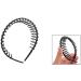 SODIAL(R) Plastic Teeth Comb Hairband Hair Hoop Headband Black For Woman - Buy Online on GoSupps.com