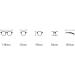 Trendy Oversized Square Reading Glasses - Anti-Blue Light Unbreakable Clear-Rose Golden (+150) - Buy Online on GoSupps.com