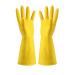 3 Pairs of Protective Gloves Latex Gloves Thick wear-Resistant Durable Cleaning dishwashing and Laundry (Size : Medium)
