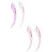 Beaupretty 4 pieces of eyebrow tool Face razor for women eyebrow shaving blade Travel eye brewing trimmers Small brow shaver retouching Miss Make-up tools polishing ABS