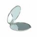 Art Deco Mother of Pearl Black Round Double Compact Hand Mirror with Arabesque Design - Buy Online on GoSupps.com