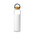 Soma BPA-Free Glass Water Bottle with Silicone Sleeve, White, 25oz