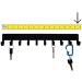 Black Sports Medal Hanger Display - 14.5 with 10 Hooks - Made in USA for Multiple Sports Medals, Ribbons & Awards - Buy Online on GoSupps.com