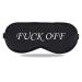 Sleep Eye Mask for Men Women Night Sleep Mask Block Out Light Soft Comfort Eye Shade Cover for Travel Office Home Blindfold with Adjustable Strap Black (Off White)
