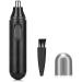 KouRy Portable Nose and Ear Hair Trimmer Painless Electric Nose Hair Removal for Men and Women Battery-Operated Dual Edged Blades with Cleaning Brush