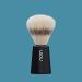 nom - Shaving brush - CARL series - Pure bristle - Black plastic