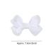 12 PCS 3 Hair Bow Clips Grosgrain Ribbon Solid Color Alligator Clips for Girls - White - Buy Online on GoSupps.com