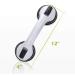 2 Pack Suction Grab Bar -12 Shower Handle & Bathroom Balance Bar wit - Grip Bath for Bathroom - Safety Hand Rail Support - Handicap Elderly Senior Assist Bath Handle 4" Cup - Buy Online on GoSupps.com