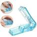 USA Designed Pill Cutter for Small or Large Pills - Crystal Acrylic Pill Box - Blue - Buy Online on GoSupps.com