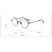 Buy Qinzhenz Retro Round Anti-Blue Light Reading Glasses - Clear Visual Goggles Unbreakable Flat Light Mirror (+350 C1) for Enhanced Comfort & Eye Protection - Buy Online on GoSupps.com