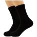 Copper Infused Diabetic Socks - Super Stretch Comfort for Men and Women (Black, 2 Pairs) - Buy Online on GoSupps.com