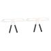 Beavorty 2pcs Eyes Makeup Molds Make up Kit Eyebrow Drawing Tool Template Auxiliary Tool Miss Stainless Steel