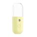 FIOERDTUIE Face Sprayer Portable Coated 1800mAh USB Charging Replacement Skin Care Makeup Steamer Mist Maker Diffuser Humidifier Yellow