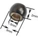 200pcs 3.0mm Black Silicone Nano Rings Hair Extension Beads for Micro Links - Buy Online on GoSupps.com