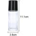 2Pcs 50ml/1.7oz Clear Glass Deodorant Roller Bottle with Plastic Roller Ball & Black Lid Deodorant Bottles Essential Oil Roller Bottles Empty Deodorant Container for Essential Oils Deodorant - Buy Online on GoSupps.com