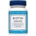 The Vitamin Shoppe Biotin 5 000MCG Nutrient Metabolism Support for Healthy Vibrant Hair Healthy Skin & Strong Nails Energy Production (120 Capsules) 120 Count (Pack of 1)