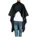 Professional Barber Cape Set - Snap Closure, Water Resistant Nylon - 59x47 inches - Black (2 Pcs) - Buy Online on GoSupps.com