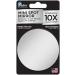 Zadro 3 Round 10x Magnification Travel Mirror - Compact Hand Mirror for Women | Suction-Cup Shaving Mirror - Buy Online on GoSupps.com