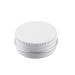 Zeoabsy 10 pieces 10ml white aluminum empty jar round aluminum doses with screw lid cream box screw socket aludose tins for cosmetics candle ointments 5x spatula 1x etiquette white 10ml