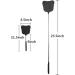 Stainless Telescopic Steel Fly Swatter Long Handle Mosquito Repellent Swatter Fly Killer Swatter (2 in Black) - Buy Online on GoSupps.com