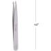 German Stainless Steel Eyebrow Twin Tweezer for Precision Hair Removal - Slant Tip & Pointed Tip - Facial Beauty Tool by The Unique Edge - Buy Online on GoSupps.com