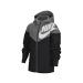 Nike Sportswear Windrunner Big Kids' (Boys') Jacket Standard Medium Black/White/Grey