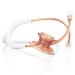 MDF Instruments MD One Epoch Lightweight Titanium Stethoscope Adult Free-Parts-for-Life White Tube Rosegold Chestpiece-Headset MDF777TRG29