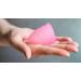 BSSTORE Medical Grade Silicone Menstrual Cup - Reusable & Non-Irritating Size S (Pink) for Comfortable Period Relief - Buy Online on GoSupps.com