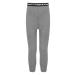Loodgao Unisex Children Thermal Underwear Bottoms Boys Girls Elastic Waist Athletic Base Layer Leggings Pants Dark Gray 7-8