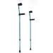 COKVBSKZ Forearm Crutches Adjustable Aluminum Adjustable Walking Stick with Grips and Armpit Support Lightweight Durable Walking Cane Cane Lightweight Arm Crutch