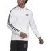 adidas Men's Essentials Fleece 3-Stripes Hoodie X-Large White/Black
