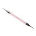 KM-Nails Designer Diamond Swirl in pink with sparkling stones