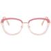 Anti UV Cat-Eye Reading Glasses - Trendy Oversized Blue Light Blocking Eyewear in Pink | International Shipping Available - Buy Online on GoSupps.com