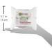 Garnier Fresh Dry Skin Cloths for Normal to Dry Skin. Waterproof Makeup Remover with Vitamin E and Rose Extract 25-Count - Buy Online on GoSupps.com