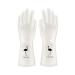 Gloves Transparent White Household Washing Dishes and Clothes Waterproof Plastic Household Cleaning Non Slip Durable high Temperature Resistant Thin Gloves TransparentwhiteFlamingo
