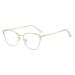 Oversized Anti Eyestrain Blue Light Blocking Computer Readers Eyeglasses Reading Glasses Cat-Eye Flat Light Mirror +200 Beige