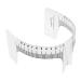 2PCS 8Inch Clear Plastic Tattoo Ruler | Eyebrow Positioning Measure Tool for Tattoo Makeup - Buy Online on GoSupps.com